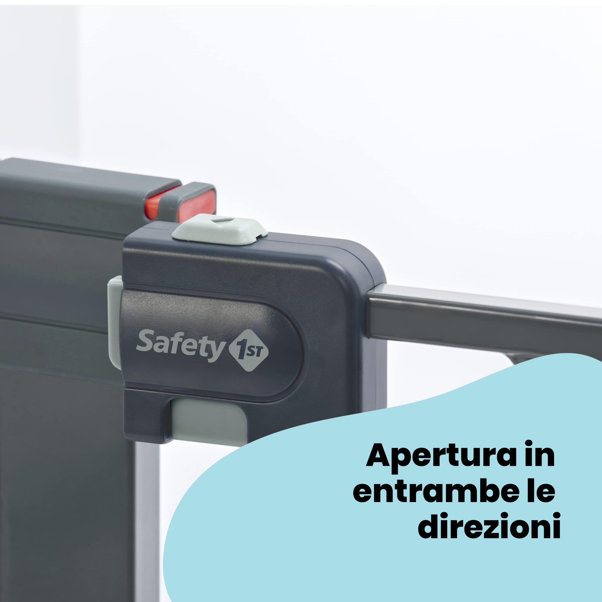 Safety 1st Easy Close Metal Cancelletto di Sicurezza in metallo, scale, porte, vani con apertura 73-80 cm (max 108 cm solo con estensioni vendute separatamente)