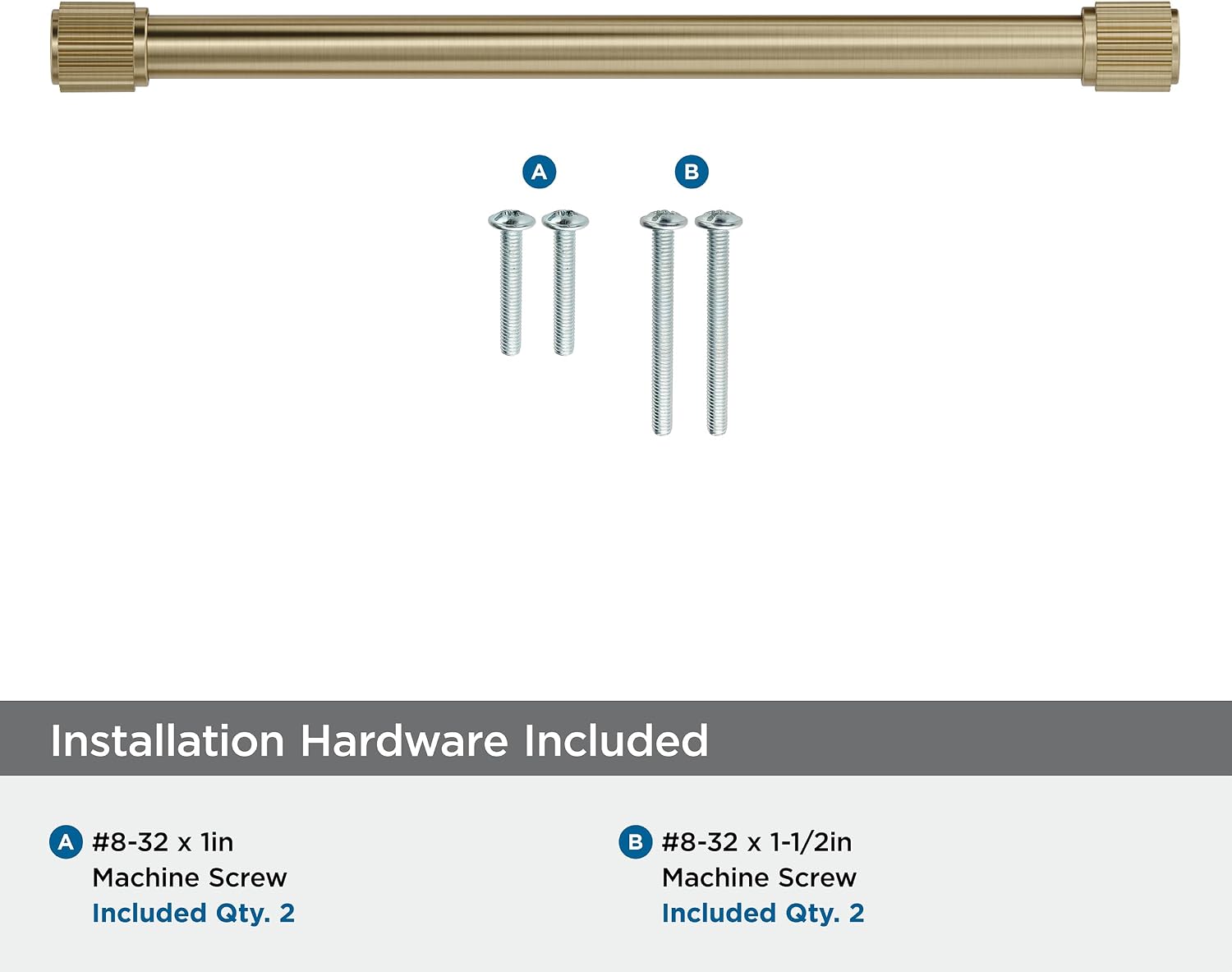 Amerock Farewind 8-13/16 inch (224mm) Center-to-Center Golden Champagne Cabinet Pull, BP37807BBZ