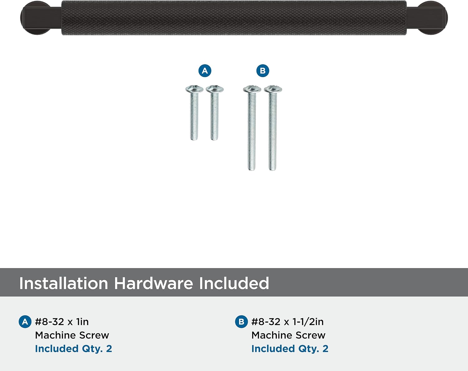 Amerock Balata 6-5/16 inch (160mm) Center-to-Center Oil-Rubbed Bronze Cabinet Pull, BP37625ORB