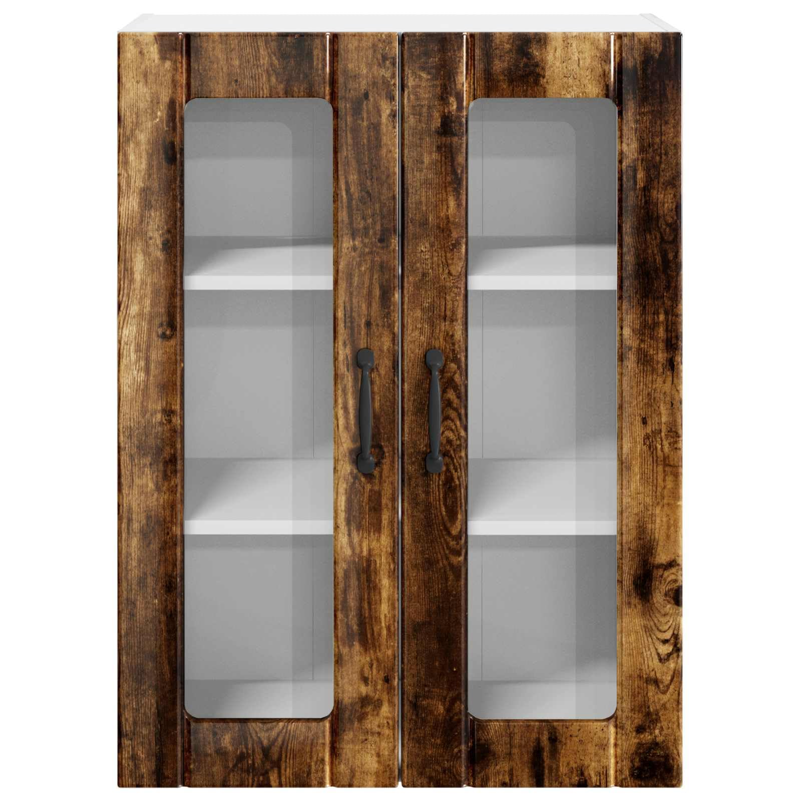 Armadio 60x31x80 cm con 2 ante con 2 ripiani in legno