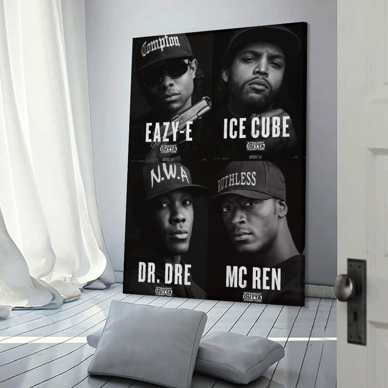1 poster artistico da parete con cantante rap hip hop all star (1), decorazione artistica da parete per soggiorno e casa, 40 x 60 cm