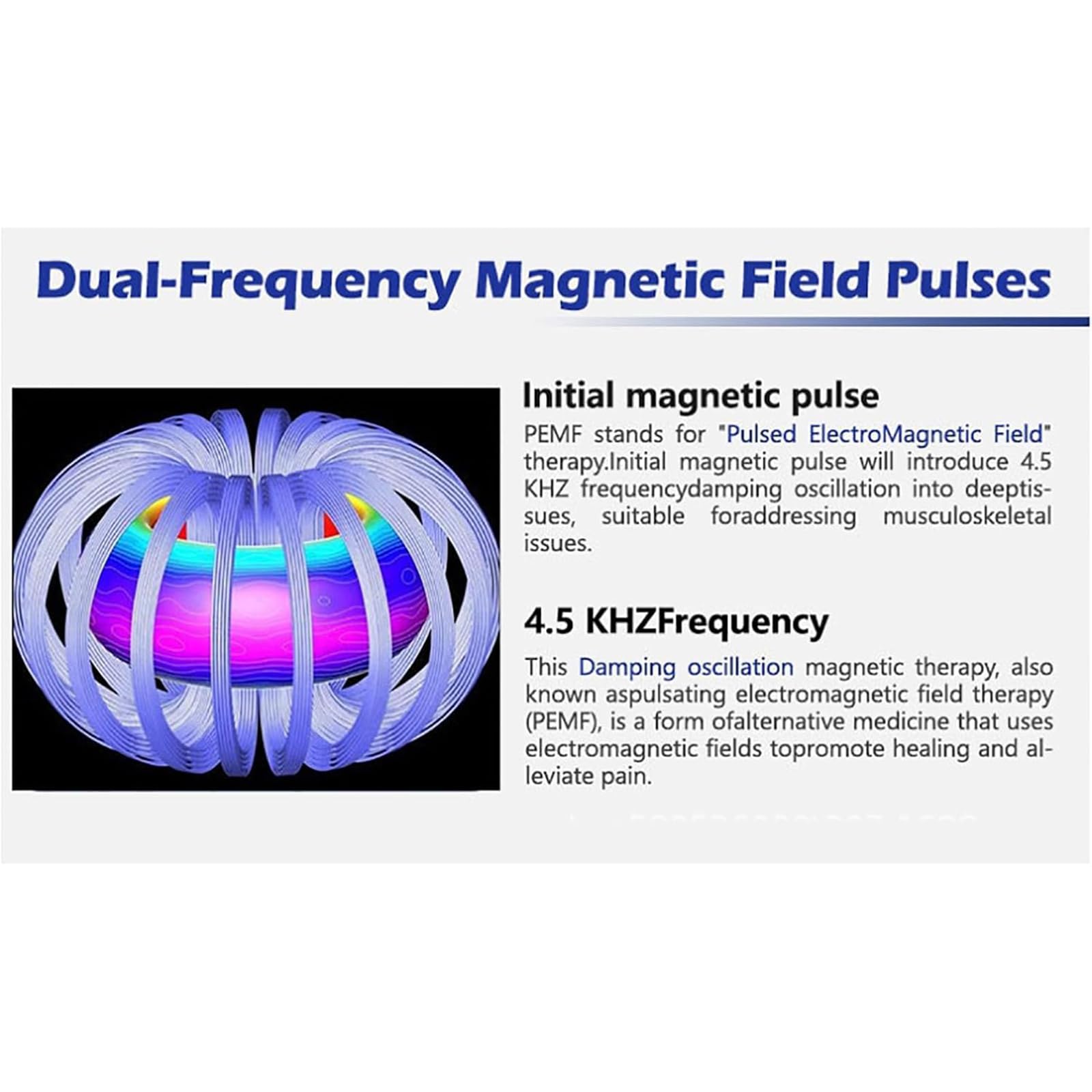 Dispositivo di terapia magnetica con energia e frequenza regolabili per la riparazione profonda della pelle