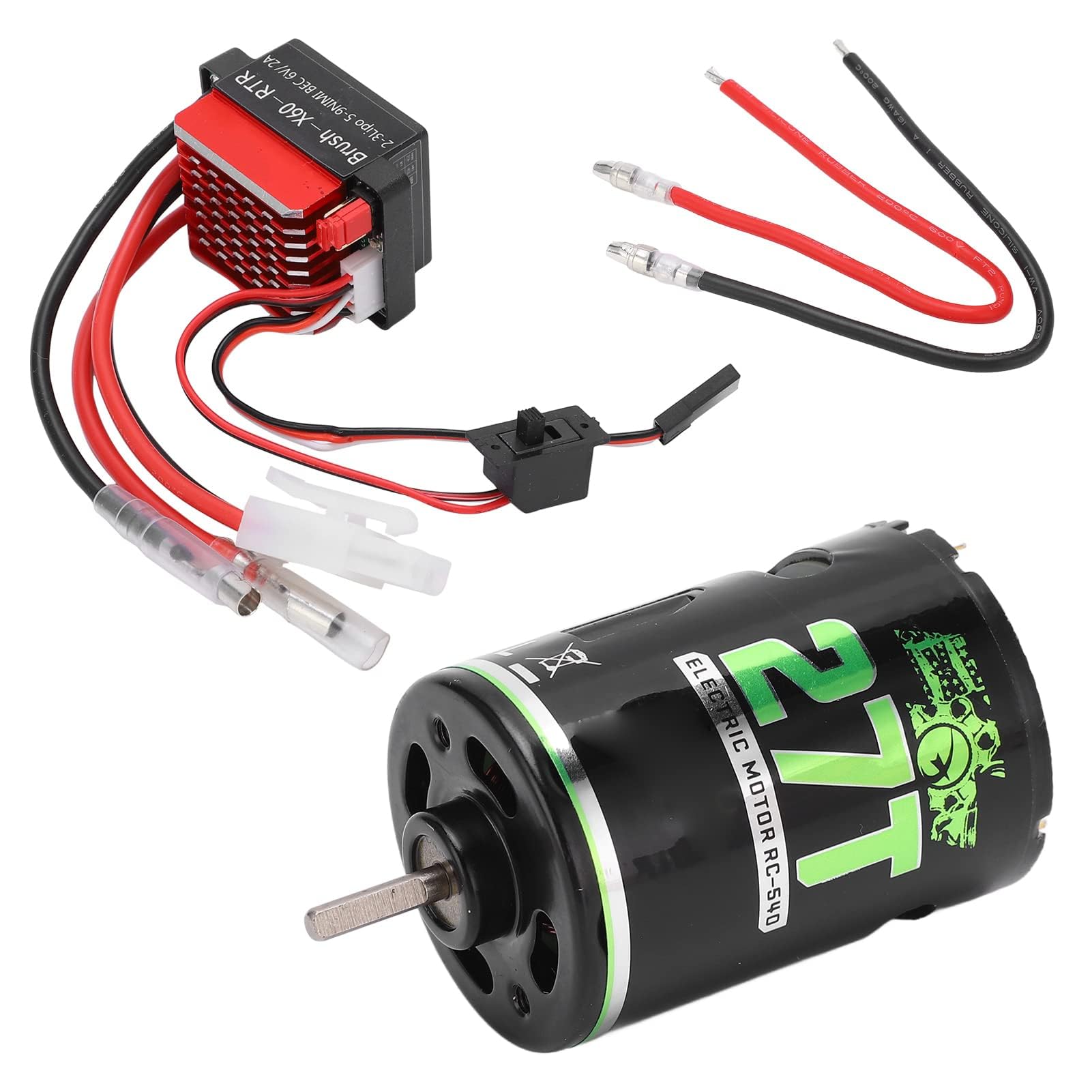 Amazon.com: RC Brushed Motor, 540 High Torsion Low Noise Dual Mode