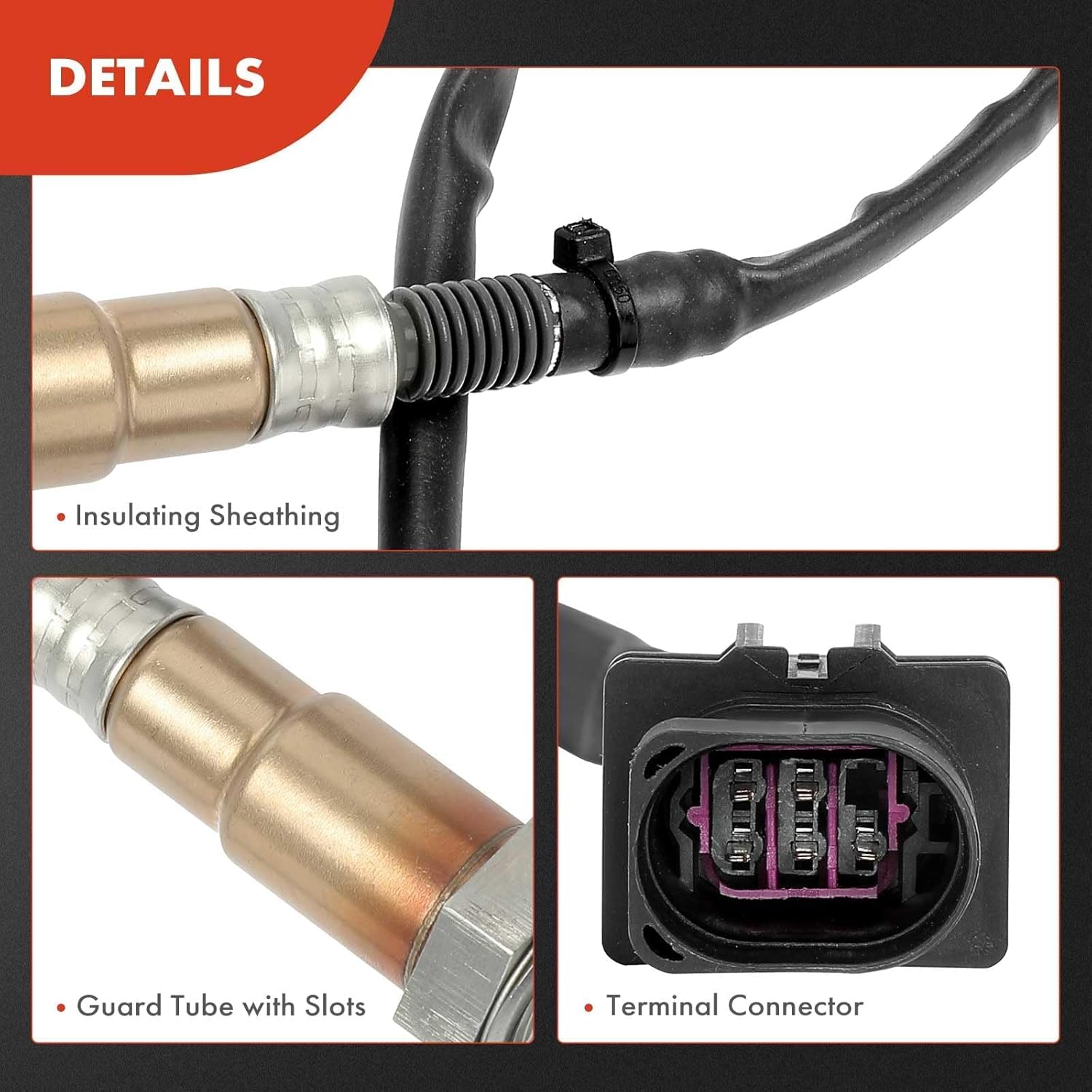 A-Premium O2 Oxygen Sensor Compatible with Land Rover Range Rover 2013-2016, LR4 2014-2016, Discovery 2017-2020, Range Rover Sport 2014-2016, 3.0L 5.0L, Upstream, 2-PC Set