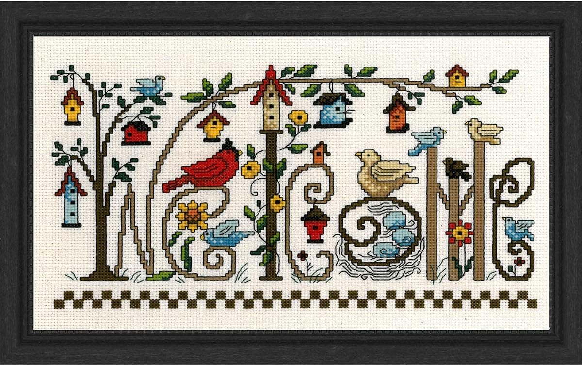 Imaginating Every Bird Welcome Counted Cross Stitch Kit