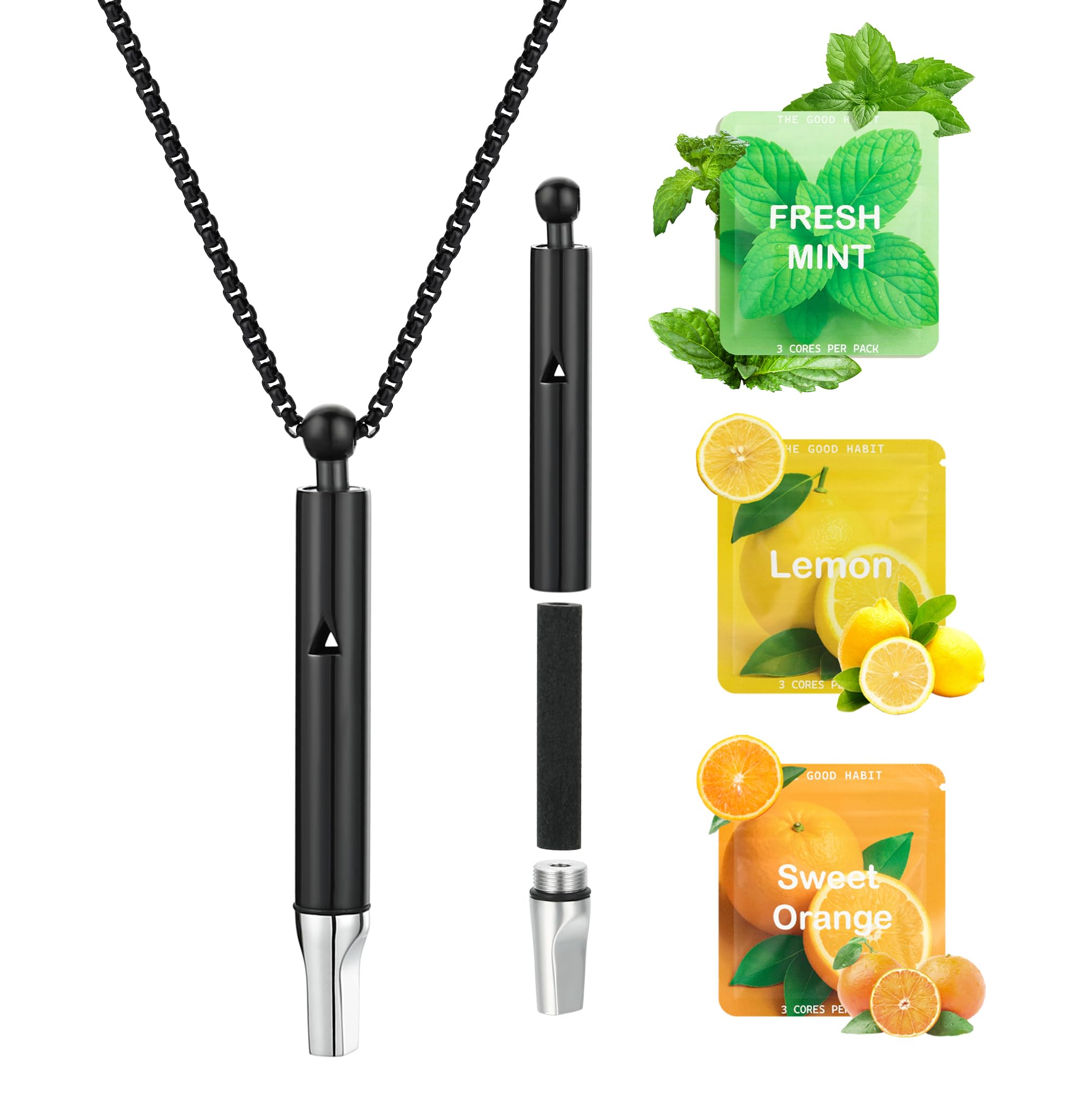 アクセサリー breath Klyxosh Breathe Free Adjustable Resistance Breathing Necklace