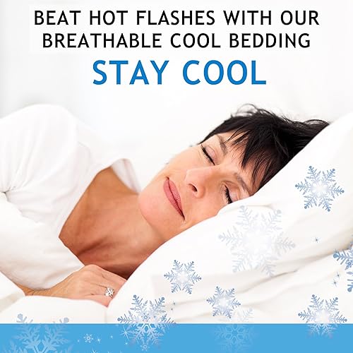 Miniatura 4 de JOMO - Sábanas refrescantes tamaño King - Gris marino, paquete de 4 - 75% viscosa derivada de bambú, 25% modal - Sábanas refrescantes para personas