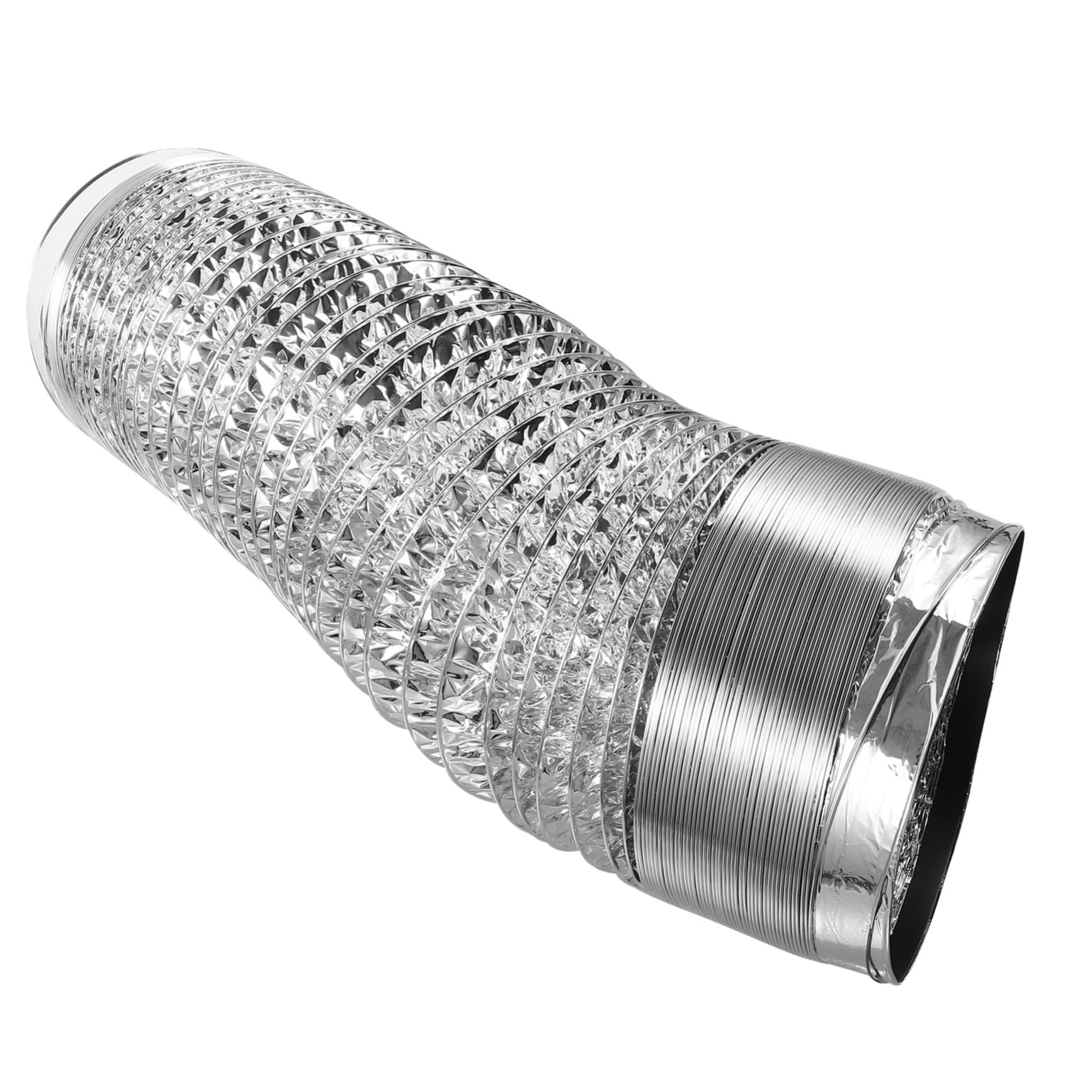 Tuyau de ventilation flexible en aluminium argenté double couche - 8