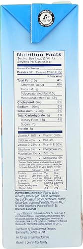 Miniatura 6 de Blue Diamond Almond Breeze Original, 64 onzas (paquete de 4)
