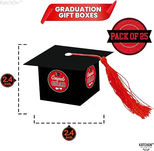 Miniatura 2 de Felicidades Grad - Regalos de fiesta de graduación, calcomanía azul