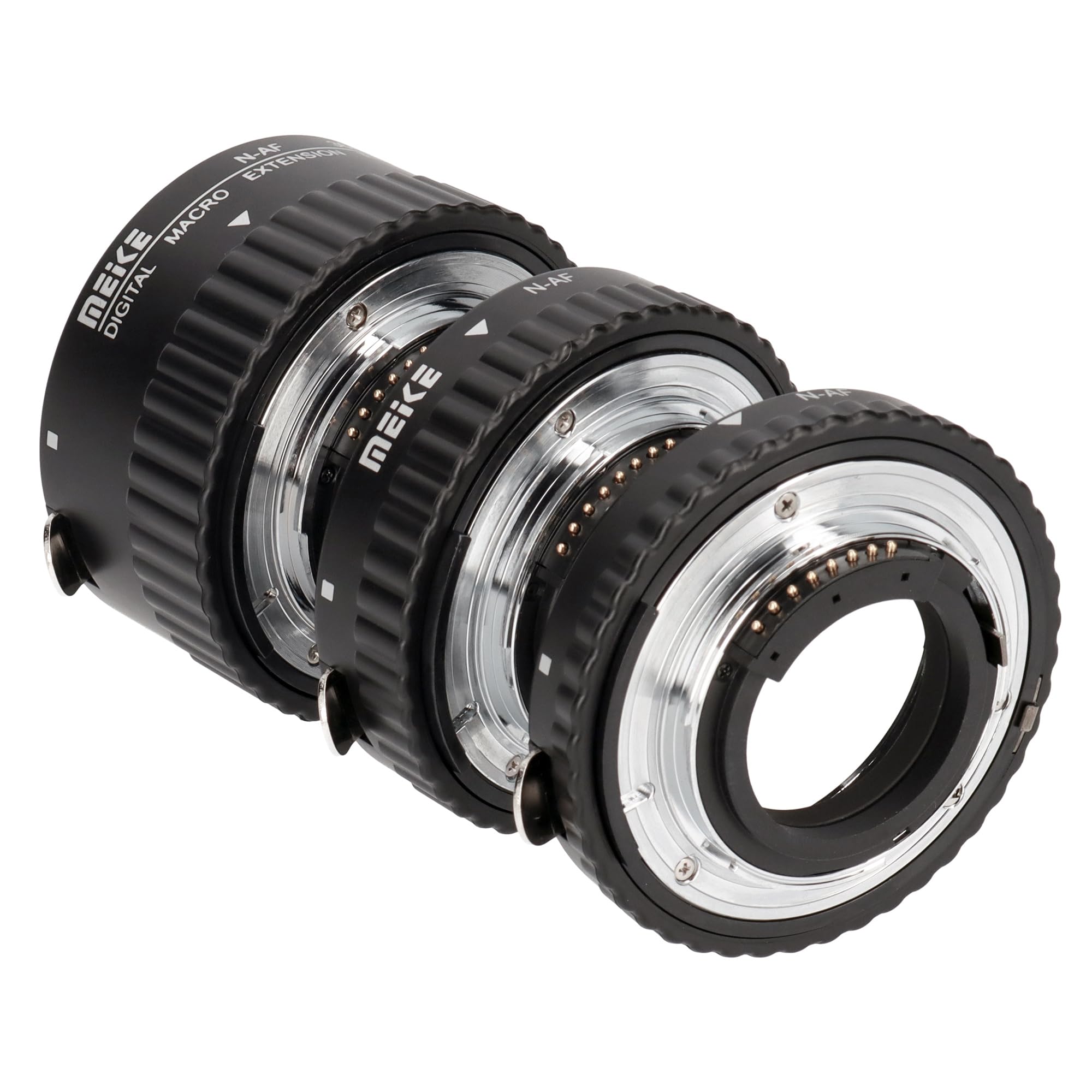 Khalia-Foto AF Autofokus Zwischenringe Kompatibel mit Nikon SLR Kameras Automatik-Zwischenringe Metall