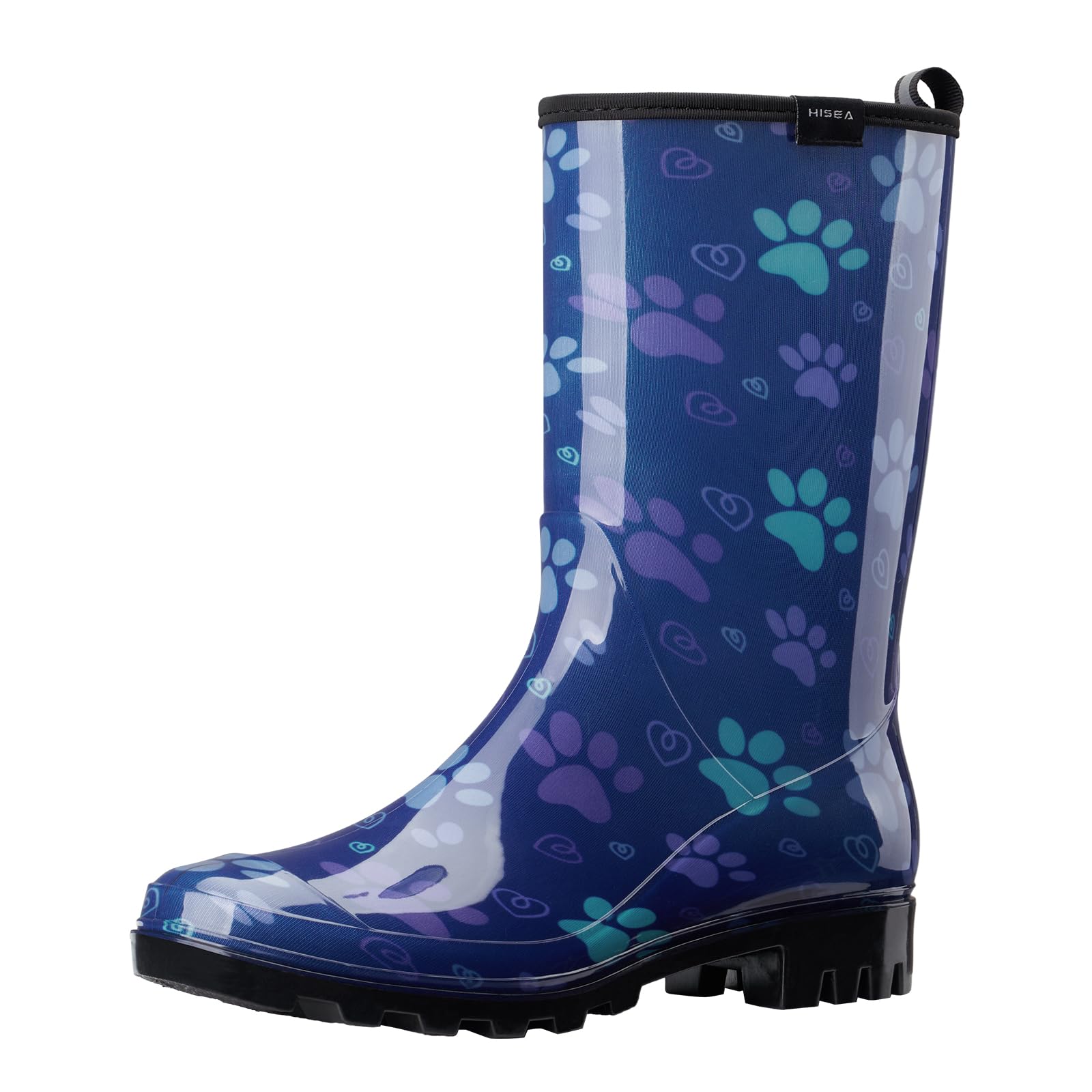 HISEA Women's Rain Boots Waterproof Mid Calf Garden Boots for Women