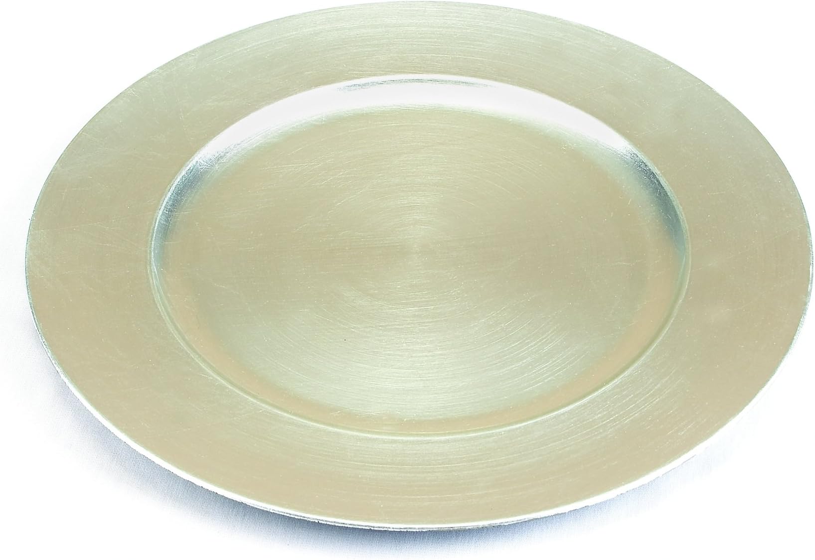 American Merchandise Round Charger Plate, Silvr 13" Set of 24