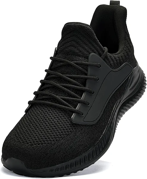 Mens Wide Sneakers Walking Shoes - Wide Slip on Tennis Shoes,Lightweight Breathable Comfortable Running Shoes for Athletic Workout Gym Jogging and Casual Wear Wide Width