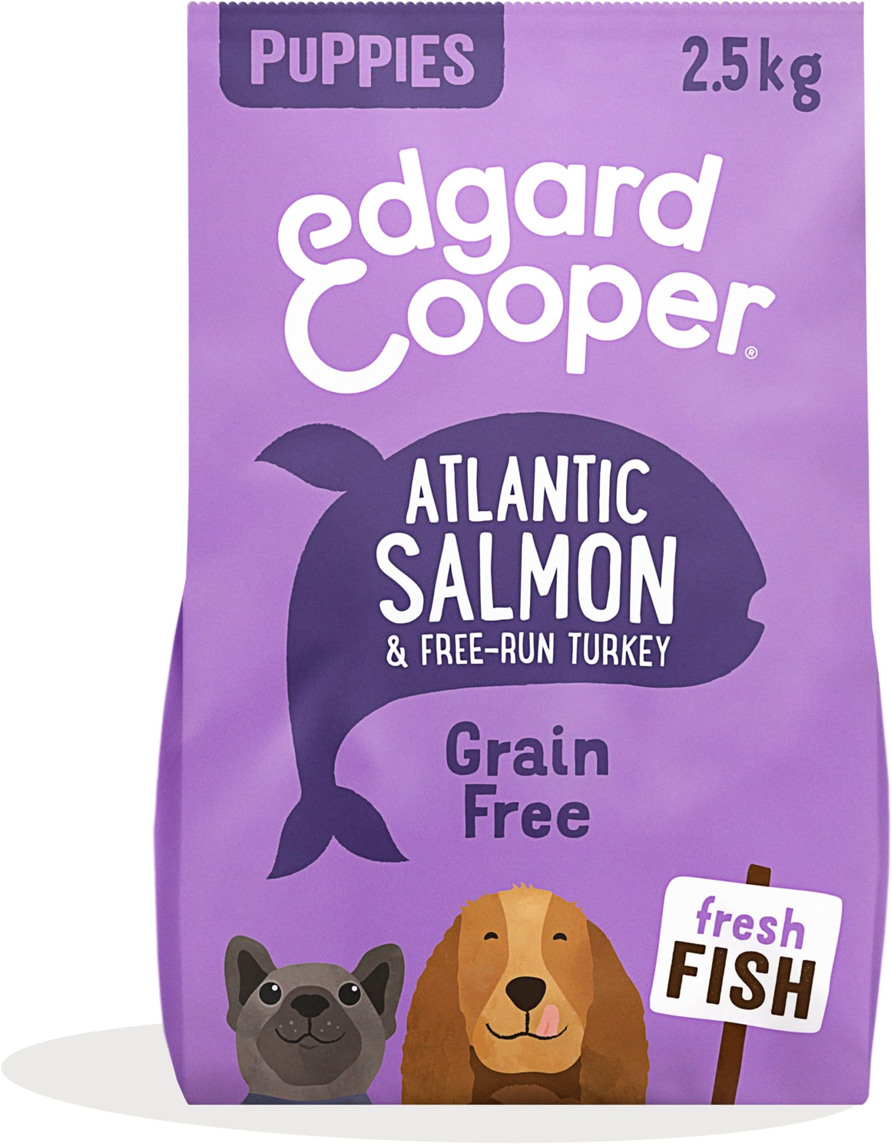 Edgard & Cooper Dry Puppy Food Dog Kibble Grain Free Dog Food, Salmon ...