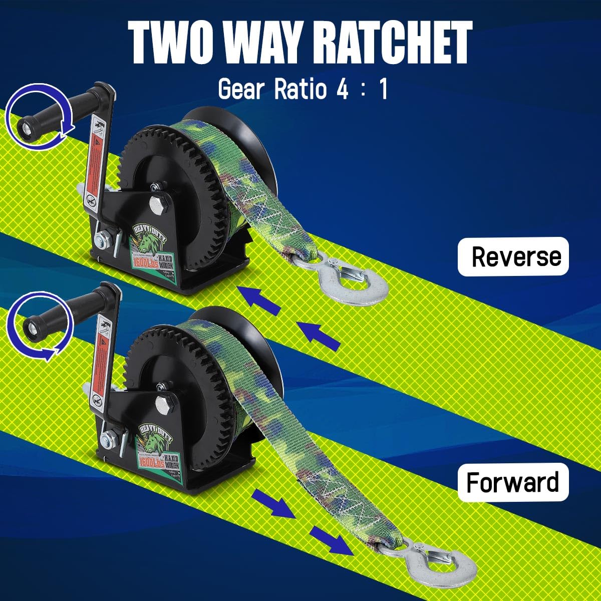 Amazon.co.jp: Linkloos トレーラー用ボートウィンチ 1600ポンド