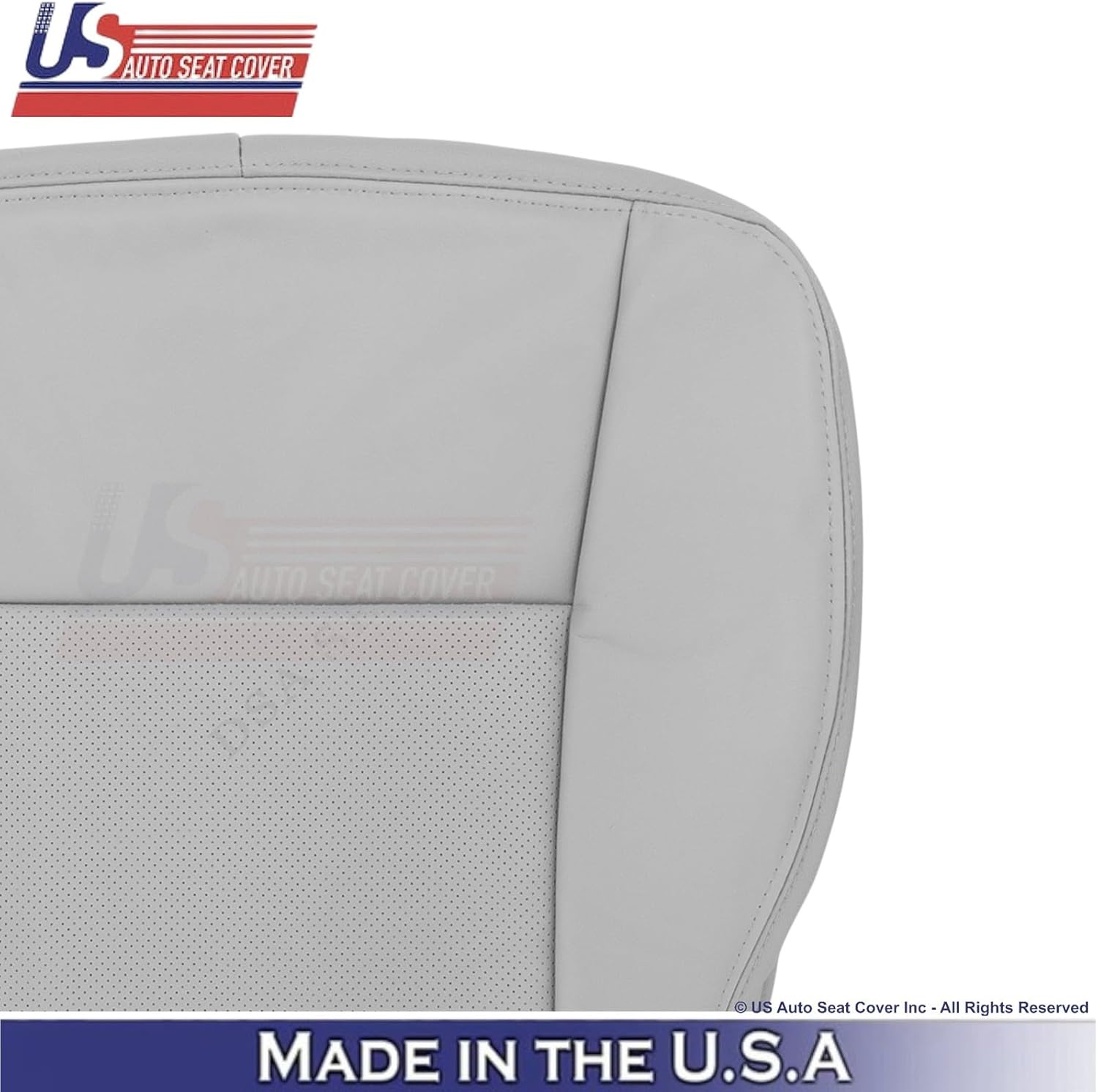 2003-2007 fits Cadillac CTS Leather Front OEM Replacement Seat Covers Gray