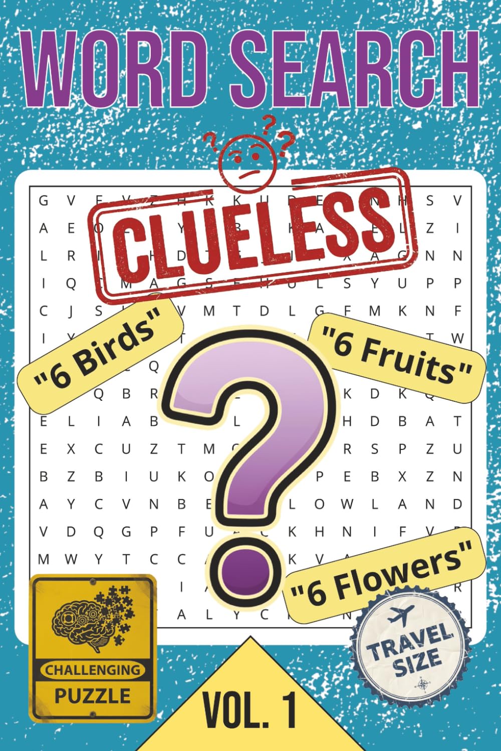 Clueless Word Search Vol. 1 (Word Search Series Without Words)