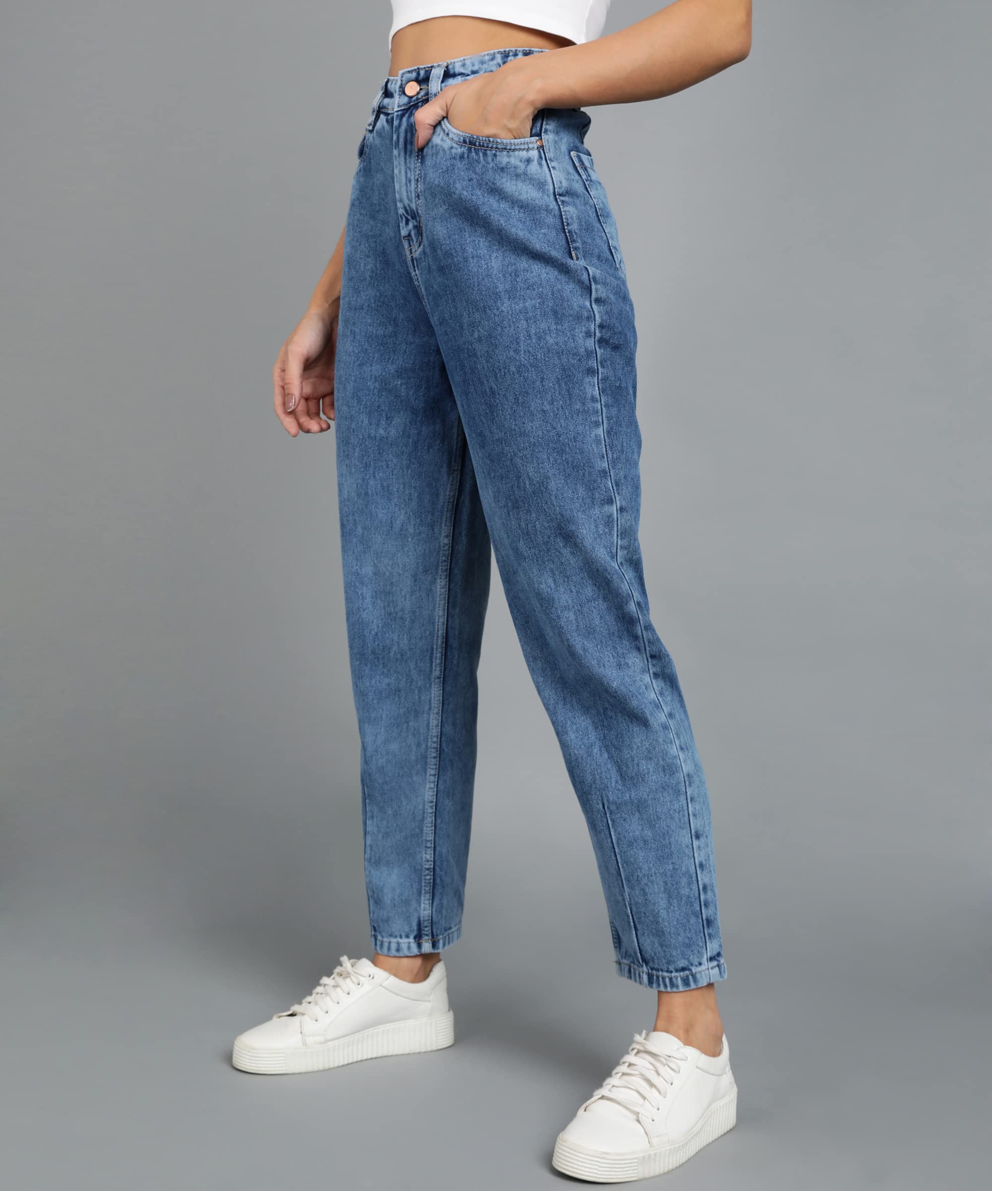 Urbano Fashion Jeans lavados Boyfriend Fit para mujer