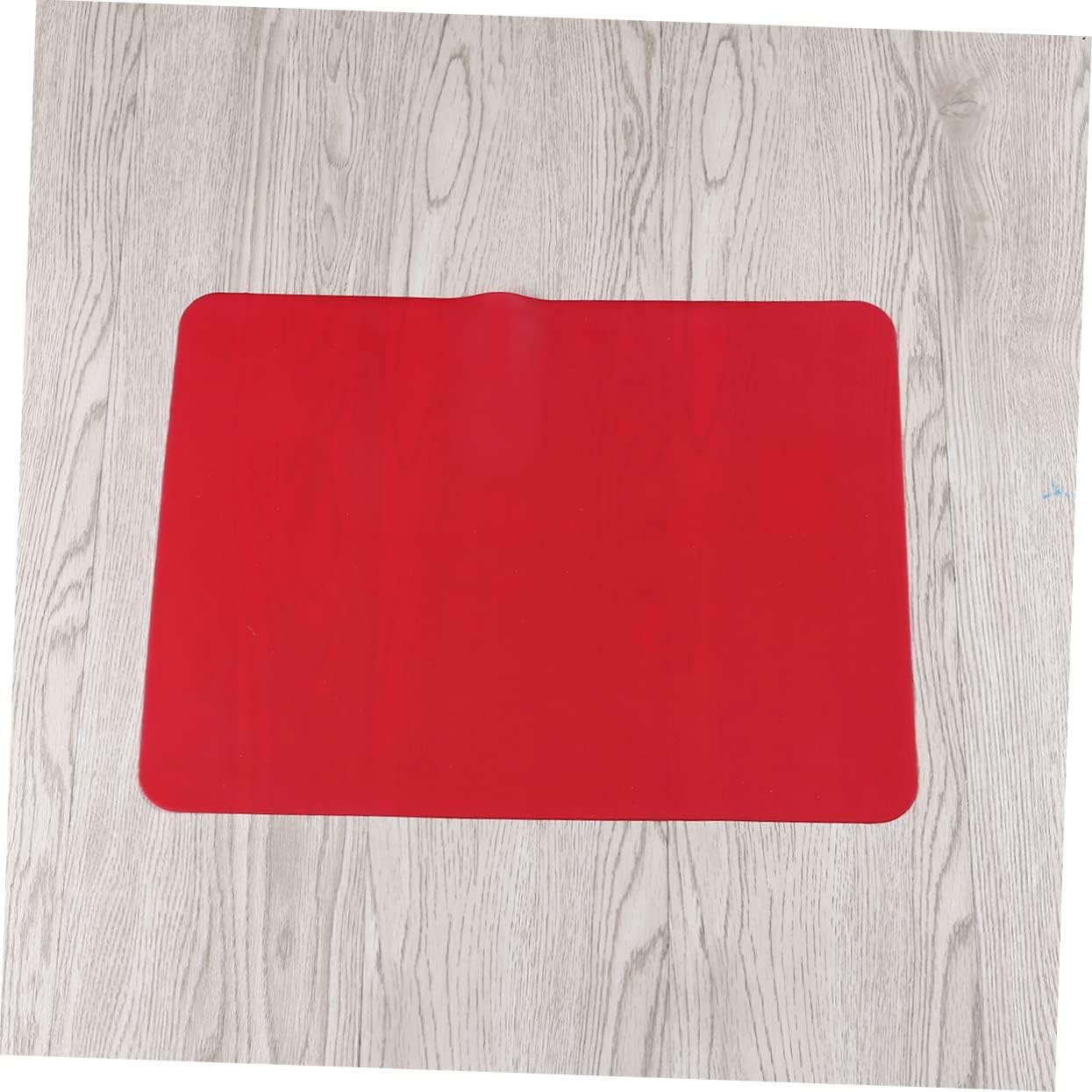 Garneck Silicone Potholder Heat Resistant for Red Place Mats Craft Mats to Protect Table Hot Pad for Desk Protection Food Grade Easy to Clean