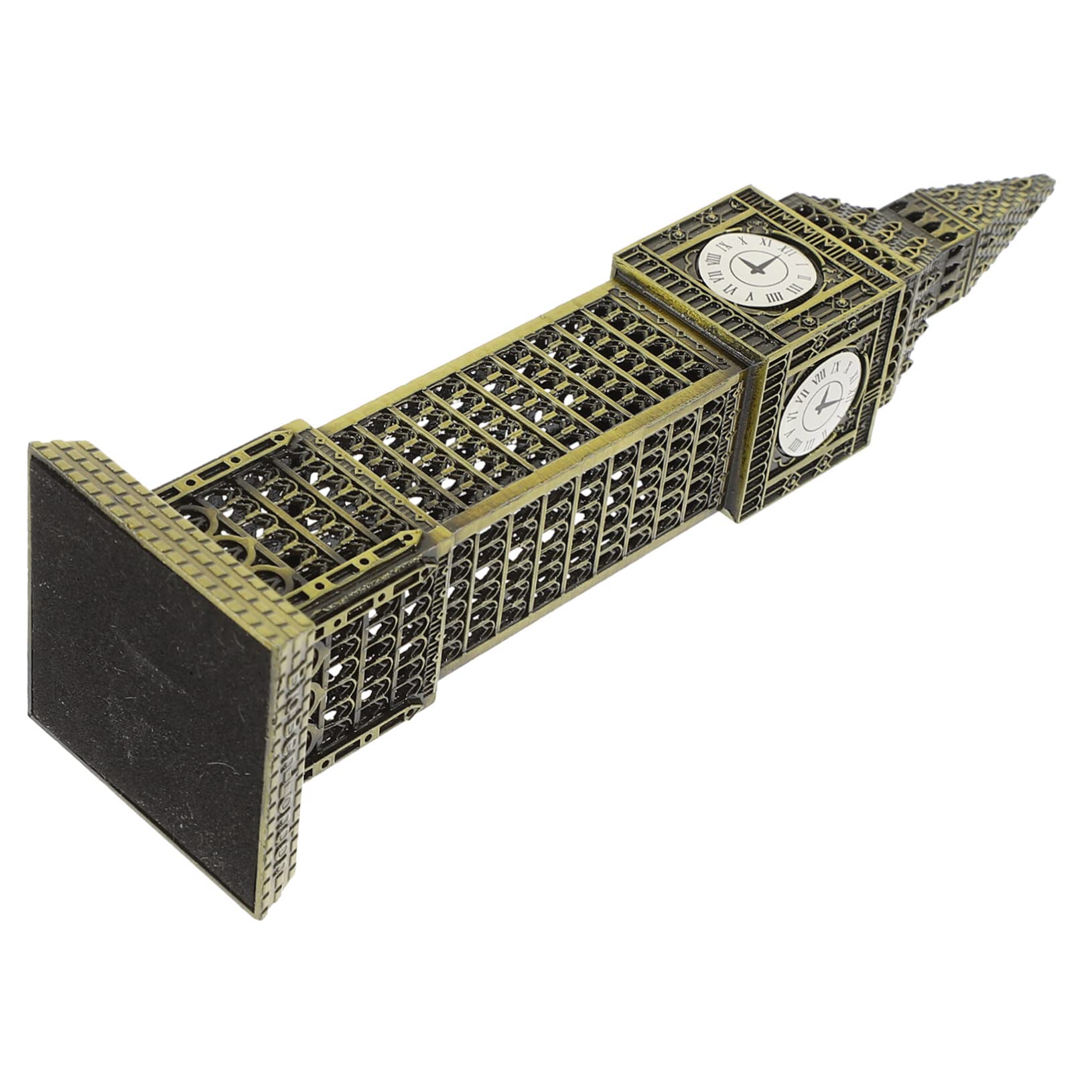 Abaodam Big Ben Model Alloy Craft Home Decor London Landmark Collectible Gift for Holiday and Office Display