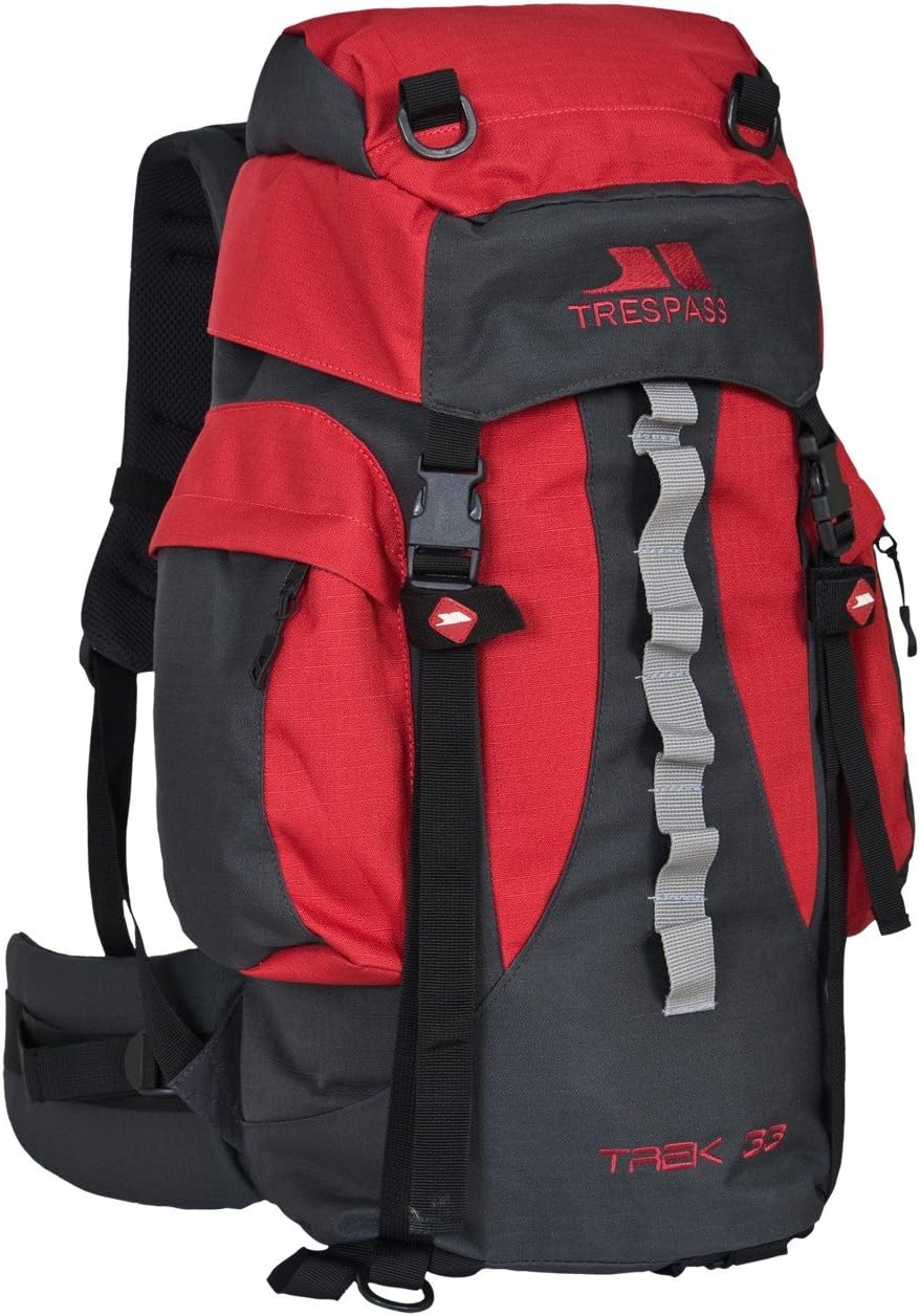 Trespass Trek 33 Rucksack/Backpack (33 Liters) (One Size) (Electric Blue)