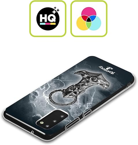 Miniatura 2 de Head Case Designs Officially Licensed Alchemy Gothic Mjolnir Hammer Illustration Gel Case Military Grade Protection Compatible with Samsung Galaxy
