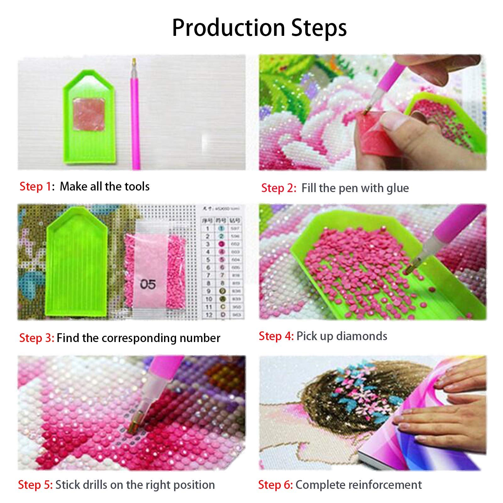 DIY 5D Full Diamond Painting Kit - Sleeping Rose Princess 12x16 Inches, Complete Craft Set For Adults And Beginners