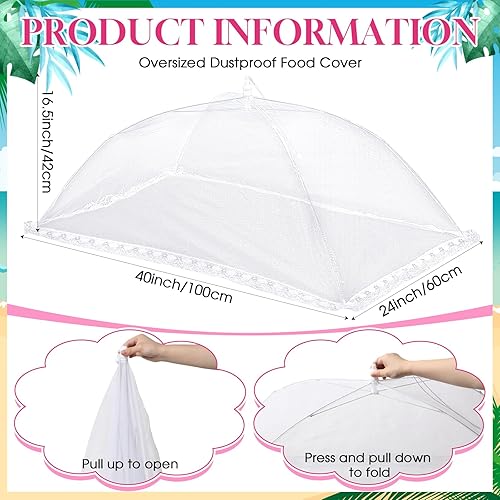 Miniatura 3 de Leitee Kit de barra inflable para servir incluye bandeja de buffet de ensalada con tapón de drenaje, cubierta de malla para alimentos, bebidas