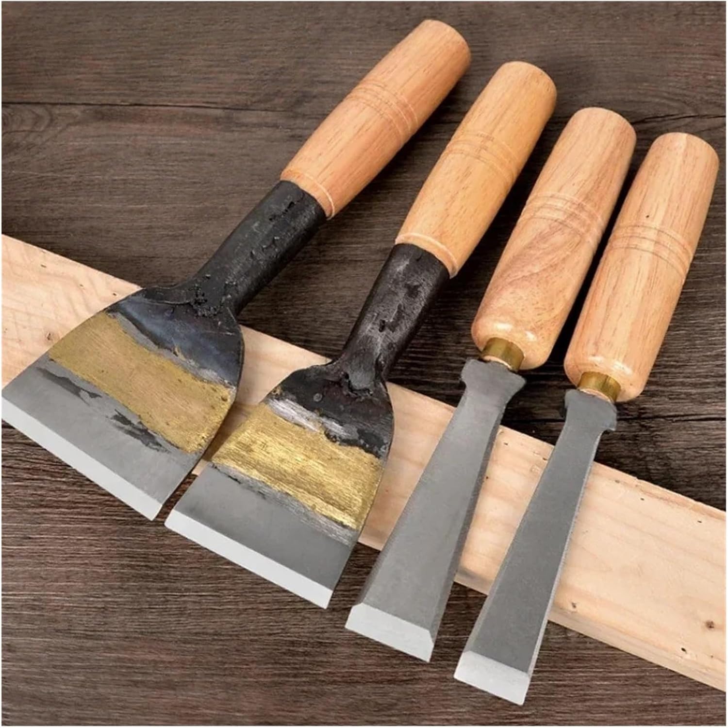 High-speed Steel Fishtail Chisel Professional Wood Carving Chisels For Basic Wood Cut DIY Tools Detailed Woodworking Hand Tools(B 90MM)