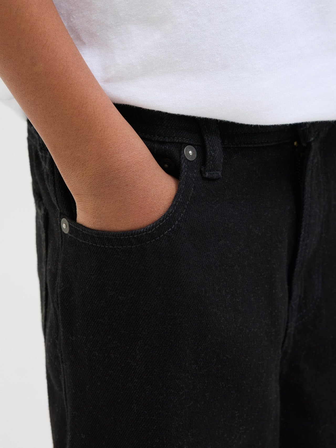JACK & JONES Jjialex Jjoriginal Sq 740 Noos Jnr - Dżins Chłopcy