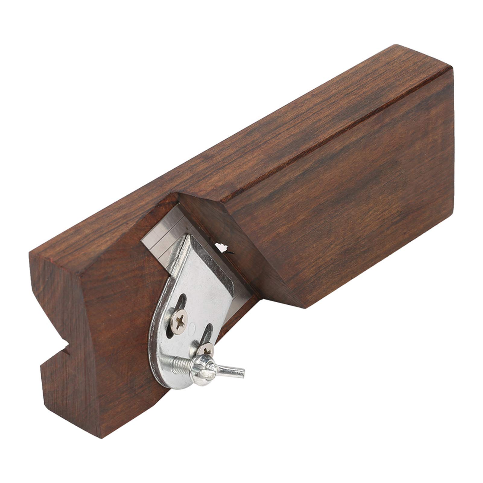 角面取り自在鉋銘立花黒檀張り、即使可大工道具細工建具建築、 | 黒檀 カンナ 鉋 木工用 45度 面取かんな 面取カンナ レザー