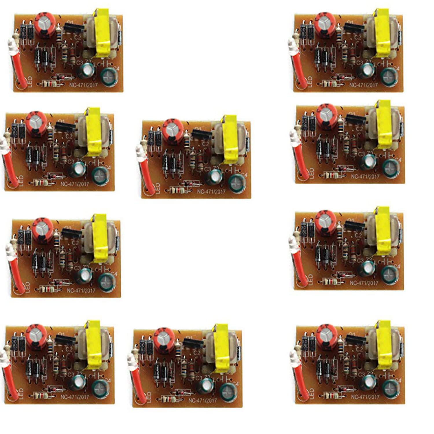 12 V Board (220 V AC to 12V DC SMPS Power Supply PCB Circuit) for Adapter and Project Works (Pack of 10)-image-17