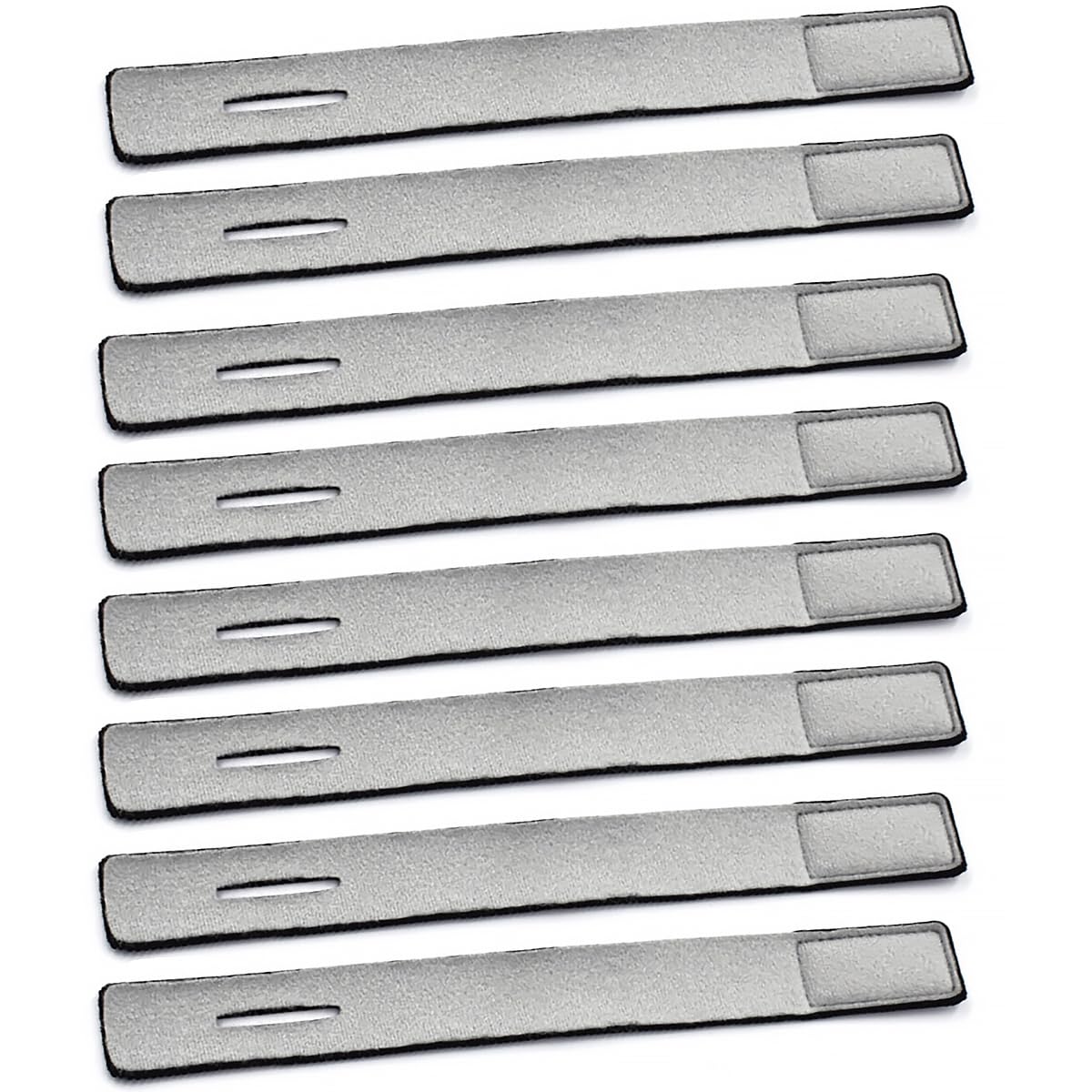 16PCS Fishing Rod Belts Ties, Fishing Rod Straps, Spinning Elastic Magic Bait Strap, Fishing Accessories, Fishing Rod Tie Strap For Fishing Rods Fishing Gear Supplies (Grey)
