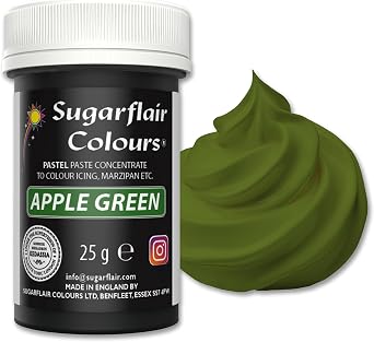 Sugarflair Apple Green Food Colouring Paste 25g