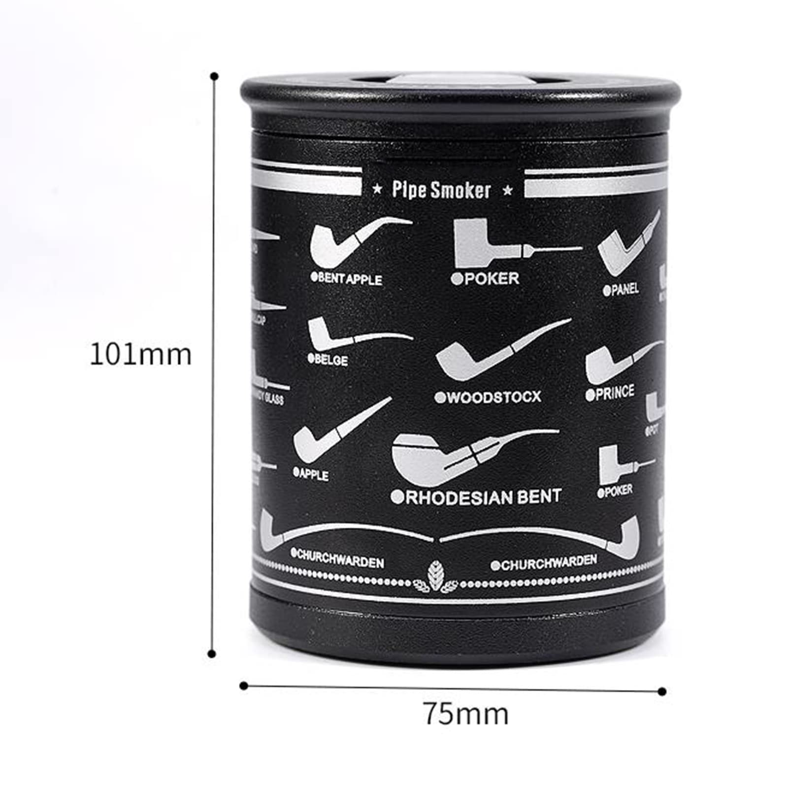 COYEUX Espositore per Pipe per Tabacco in Legno, per 5 Pipe per Tabacco, Decorativo Pratico e Sicuro, Realizzato a Mano