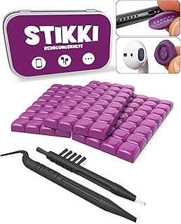 STIKKI® Pâte de Nettoyage avec stylos Multifonctions – pour téléphone Portable, Smartphone, écouteurs et Bien Plus Encore, Le kit de Nettoyage Professionnel