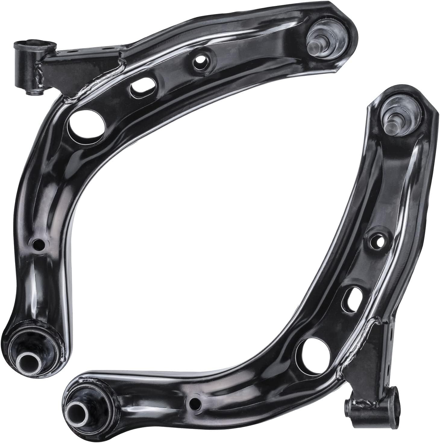 Detroit Axle - 12pc Front End Suspension Kit for 2001-2006 Mazda MPV 2002 2003 2004 2005 2 Lower Control Arms Ball Joints 2 Wheel Bearing Hubs 4 Inner Outer Tie Rods 2 Sway Bars 2 Boots Replacement