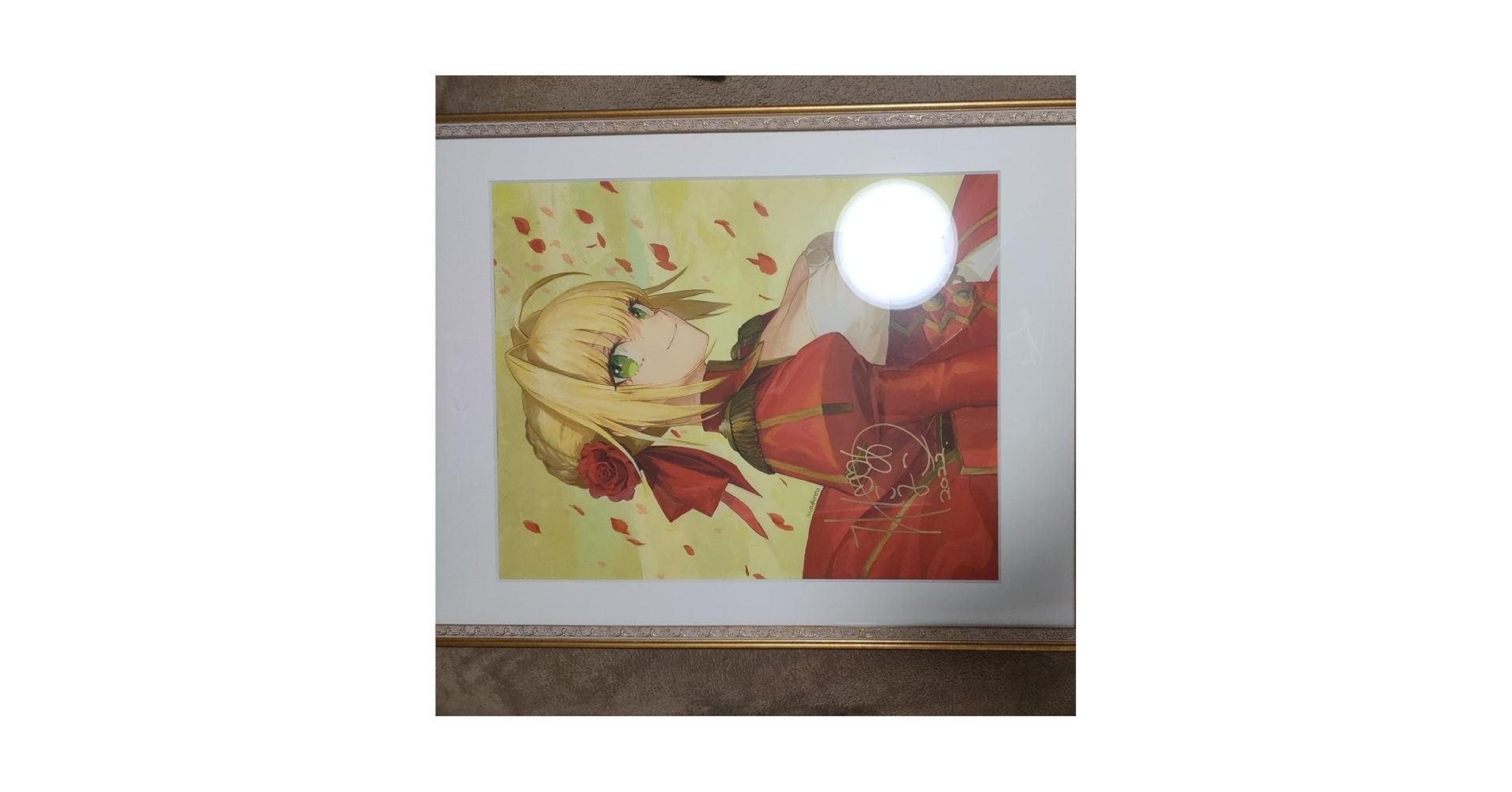 Fate ギルガメッシュ　ワダアルコ展　直筆サイン入りB3複製画 Fate ギルガメッシュ ワダアルコ展 直筆サイン入りB3複製画