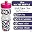 50 Strong 22oz Kids Sports Squeeze Water Bottle for Girls - BPA-Free with Pull Top Cap - Durable & Reusable for School, Sports & Everyday Use - Made in USA