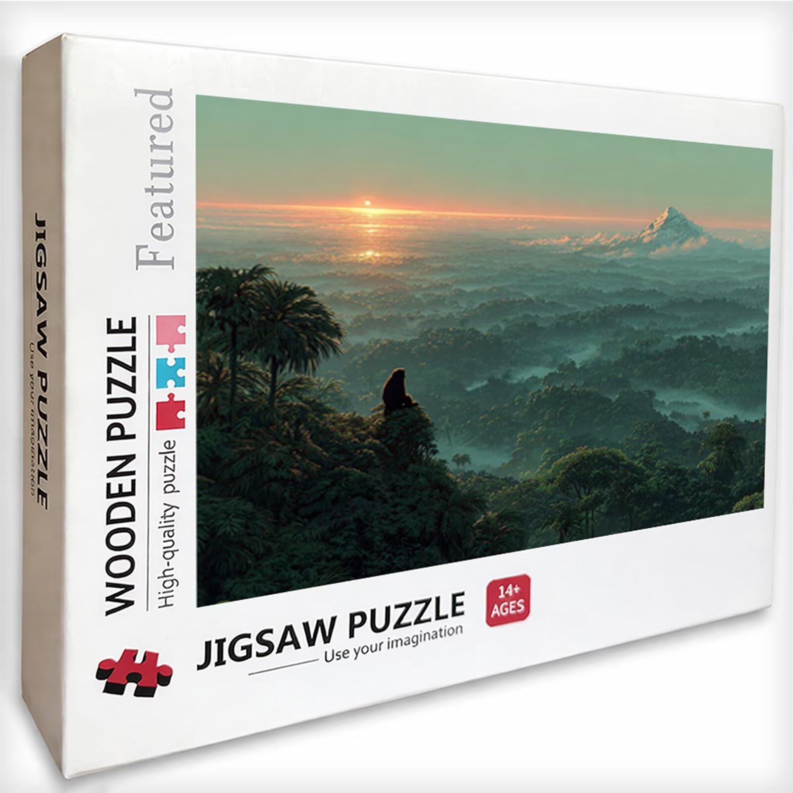 Krajobraz drewniane puzzle 4000 sztuk, puzzle dla dorosłych z pudełkiem 141 x 87 cm, łamigłówki, dla mężczyzn kobiet nastolatek, kreatywne gry logiczne, dekoracja domu prezent, K-4686