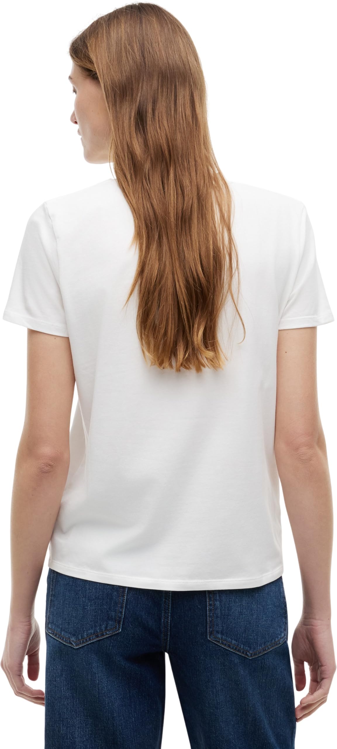 Tommy Hilfiger Damen T-Shirt Kurzarm 1985 Reg Mini Corp Logo C-Nk Ss Rundhalsausschnitt