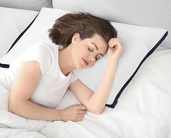Utopia Bedding Pillows 2 Pack King Size, (Navy) Luxury Hotel Quality Pillows, Brushed Fabric, Bed Pillow for Back, Stomach or Side Sleepers - 20 x 36 inch / 50 x 90 cm - 3