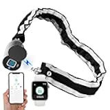 Dhiedas Fingerprint Bike Chain Lock, Bluetooth Bike Lock Waterproof Biometric Keyless Lock Heavy Duty Anti-Theft with 3.3 Feet Long Chain Lock for eBike Scooter Gate Ski Snowboard