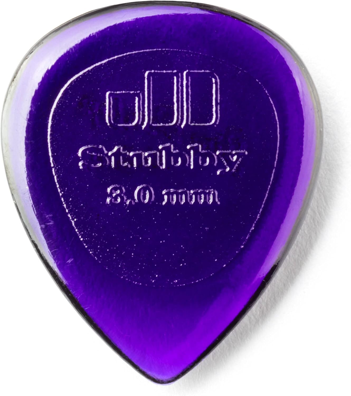 Dunlop 474R30 3.0mm Stubby Jazz Guitar Picks, 24-Pack