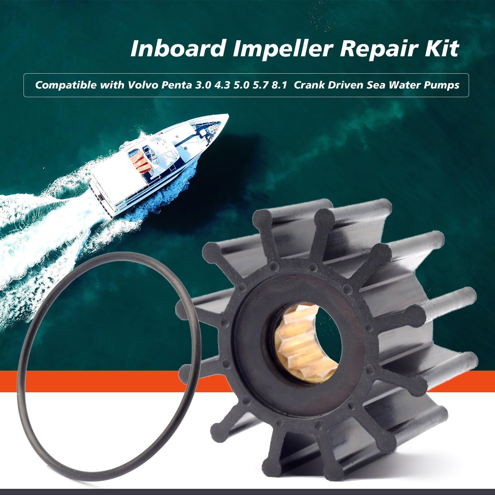 ボルボ プレジャーインボートエンジンASSy 換装の為取り外し物