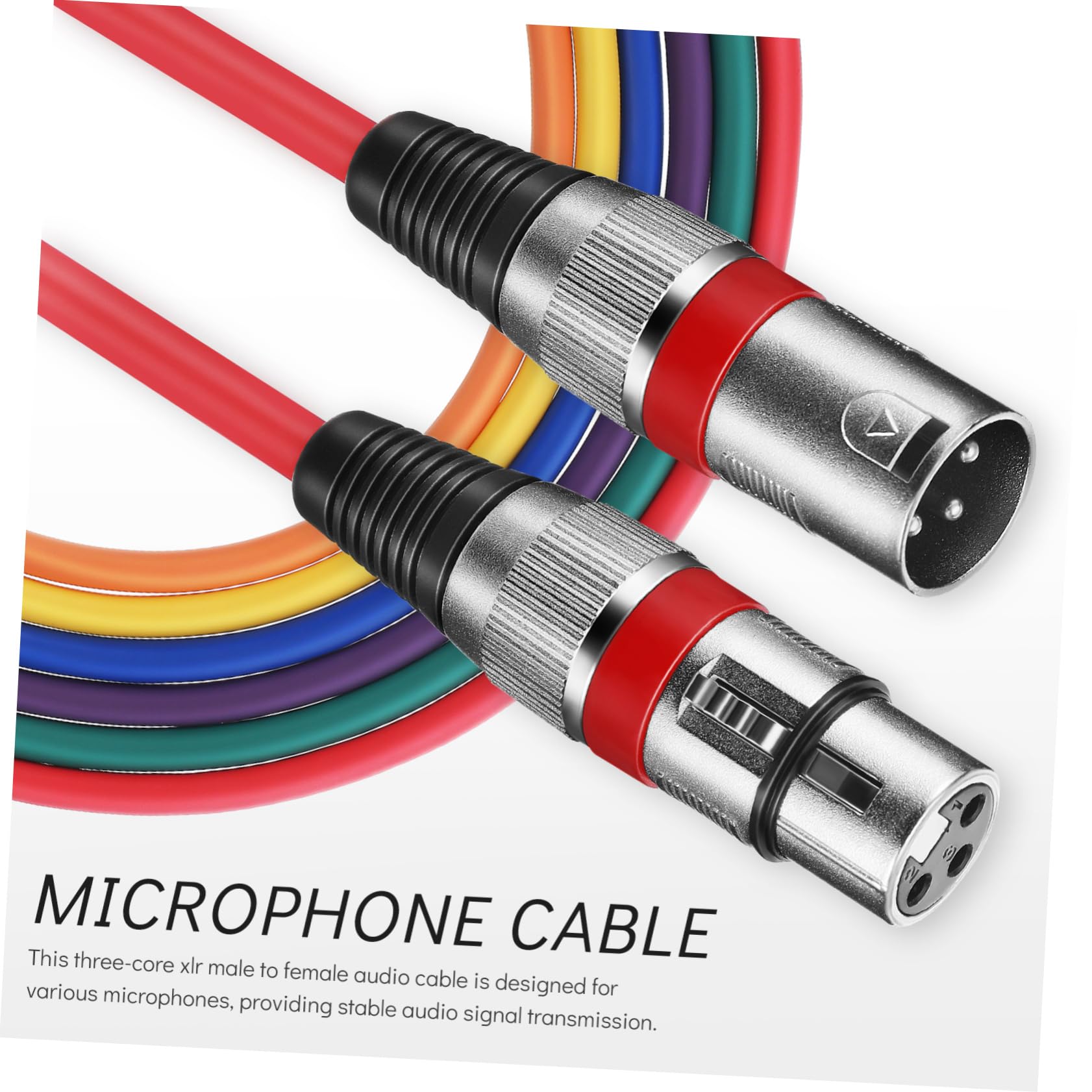 DOITOOL Cables de Audio Xlr Cable de Micrófono Xlr Macho Hembra para Altavoz Escenario de Mezclador de Audio