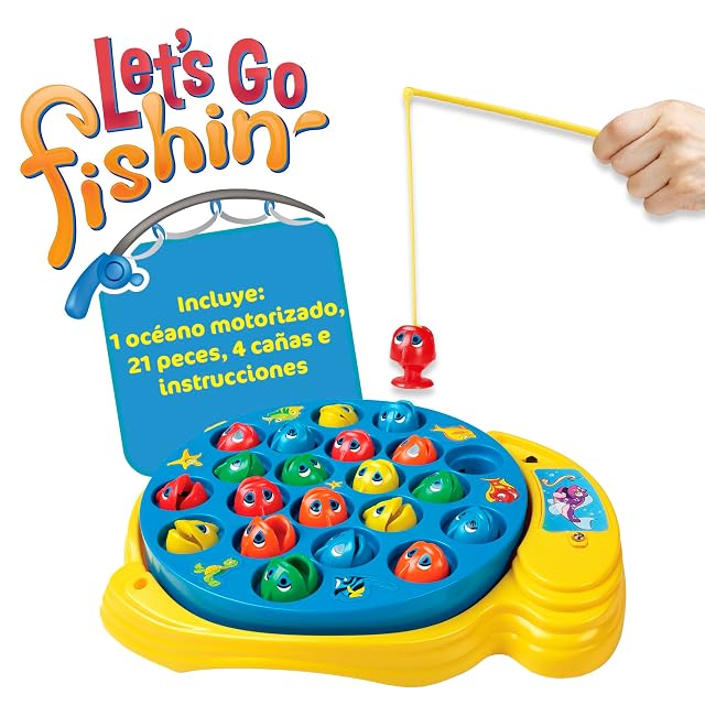 Foto 4 de 6 de Bizak Lets Go Fishing, Original Juego de Pesca para Niños y Niñas a Partir 3 años, Incluye Estanque