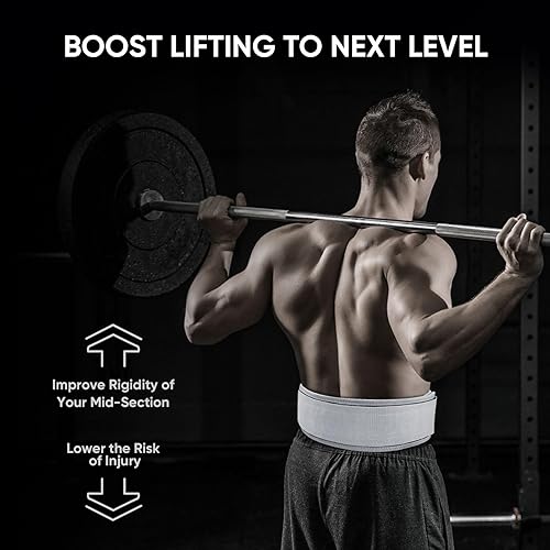 Miniatura 7 de APEXUP Cinturón de levantamiento de pesas, cinturón de gimnasio de bloqueo rápido de 4 pulgadas, cinturón de levantamiento de pesas para