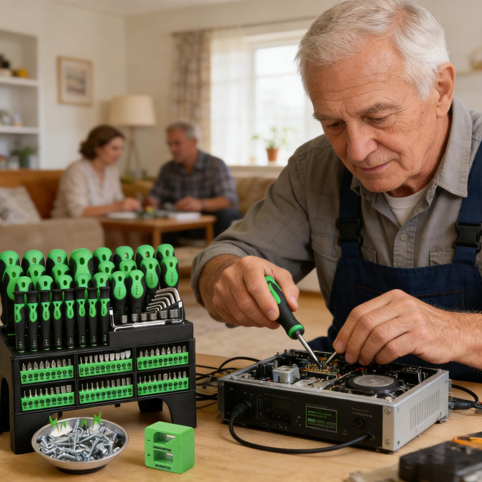 Juego De Destornilladores Punta Magnética Para Reparación Electrónica Y | Set De Destornilladores Con Estuche Para Mantenimiento Del Hogar Automoción Electrónica Computadoras